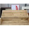 Image 9 : AMMUNITION CRATE (WOODEN, MILITARY) "FOR M68 -  2 CARTRIDGE 105 MM" *47" X 14½" X 8½"*