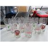 Image 1 : COCA COLA *SANTA* GLASSES (QTY 12) *N.O.S.*