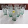 Image 1 : COCA COLA *SANTA* GLASSES,  *N.O.S.* (BLUE COLOR) QTY 7