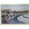 Image 2 : LINDA JENSEN "SPRING THAW" PRINT (FRAMED, 20"x16")