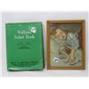 Image 1 : 1946 WATKINS SALAD BOOK & PRINT OF SLEEPING BOY & DOG (OLD, FRAMED, 7"X9")