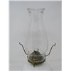 Image 7 : WHITE GLASS OIL LAMP (W/BLACK DESIGN)