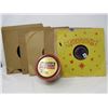 Image 1 : 6 OLD *78 RPM* RECORDS & (OLD CHUM) PIPE TOBACCO TIN