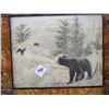 Image 2 : PRINT OF BEARS (FRAMED, 1905, 13.5"X11.5")