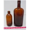 Image 2 : 2 BROWN BOTTLES  *BEER & 1940s WHISKEY*