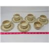 Image 3 : 5 SAUCERS, 6 TEA CUPS