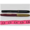 Image 2 : 2 VINTAGE FOUNTAIN PENS (1- 14 K GOLD TIP) WATERMAN & EATONS