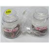 Image 1 : 2 JARS OF PENNIES (110 EA) *1966 - 200*