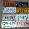 Image 1 : LOT OF 8 SASKATCHEWAN LICENSE PLATES *VINTAGE*