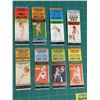 Image 1 : LOT OF 8 PIN UP GIRL ADVERTISING MATCH BOOK COVERS *VINTAGE*