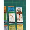 Image 5 : LOT OF 8 PIN UP GIRL ADVERTISING MATCH BOOK COVERS *VINTAGE*