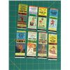 Image 1 : LOT OF 8 PIN UP GIRL ADVERTISING MATCH BOOK COVERS *VINTAGE*