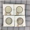 Image 1 : LOT OF 4 1965 CNDN 50 CENT PIECES (SILVER)