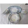 Image 1 : DISHES - 4 SOUP BOWLS, DINNER PLATE, GRAVY BOAT, CONDIMENT POT, PLATTER  (IVANHOE 282297) *COPELAND 
