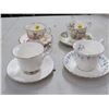 Image 1 : 4 CUPS/SAUCERS (ROYAL ALBERT) *NO CHIPS/CRACKS*