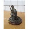 Image 2 : STATUE (HUNTER WITH DOG) *DUCKS UNLIMITED, PARTNERS* (439/800, 10"T)