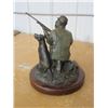 Image 3 : STATUE (HUNTER WITH DOG) *DUCKS UNLIMITED, PARTNERS* (439/800, 10"T)