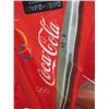 Image 3 : COCA COLA (OLYMPIC) FLAG & STAND *VANCOUVER 2010 OPEN THE GAMES* W/CASE