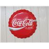 Image 1 : COKE BUTTON (TIN, EMBOSSED LETTERS) 27"  *N.O.S.*
