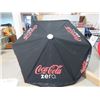 Image 1 : COCA COLA UMBRELLA *8 FT ACROSS* (COKE ZERO) BLACK FABRIC  *N.O.S.*