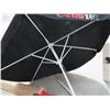 Image 4 : COCA COLA UMBRELLA *8 FT ACROSS* (COKE ZERO) BLACK FABRIC  *N.O.S.*