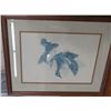 Image 1 : FRAMED PRINT (BLUE WINGED TEAL-ANAS DISCORS), BY CHARLIE E MURPHY, 1977 *30"X40*