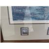 Image 3 : FRAMED PRINT (W/2 DUCKS UNLIMITED STAMPS ), BY MAASS (CONSERVATION ISSUE) *20"X25*