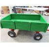 Image 2 : FOUR WHEEL CART (HANDMADE BY GORDON BRAATEN) *48"L X 26"W X 23"H*