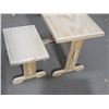 Image 2 : CHILD'S DESK & CHAIR (HANDMADE BY GORDON BRAATEN) *19¾"L X 14¾"W X 16½"H*