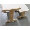 Image 5 : CHILD'S DESK & CHAIR (HANDMADE BY GORDON BRAATEN) *19¾"L X 14¾"W X 16½"H*