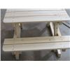Image 4 : CHILD'S PICNIC TABLE (HANDMADE BY GORDON BRAATEN) *41"L X 32"W X 19"H*