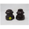 Image 1 : 2 CERAMIC INSULATORS *TOP LINE*