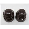 Image 4 : 2 CERAMIC INSULATORS *TOP LINE*
