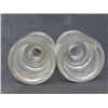 Image 6 : 2 CERAMIC INSULATORS *HEMINGWAY T.J.* (DATED 4/56 & 7/56)