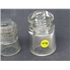 Image 1 : 3 GLASS INSULATORS (ARMSTRONG) *1 - #9, CSC, UNKNOWN*