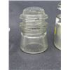 Image 4 : 3 GLASS INSULATORS (ARMSTRONG) *1 - #9, CSC, UNKNOWN*