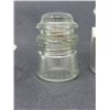 Image 6 : 3 GLASS INSULATORS (ARMSTRONG) *1 - #9, CSC, UNKNOWN*