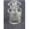 Image 7 : 3 GLASS INSULATORS (ARMSTRONG) *1 - #9, CSC, UNKNOWN*