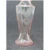 Image 8 : PINK DEPRESSION PRESSED GLASS SALT SHAKER *NO LID*, AMBER COLOR SUGAR BOWL