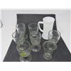 Image 1 : 6 GOBLETS & MILK GLASS STIEN