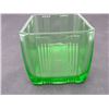 Image 7 : GREEN DEPRESSION GLASS LIDS (SUGAR)