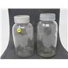Image 1 : 2 QUART JAR 2 PC (IMPROVED GEM) *CLEAR, NO MARKINGS