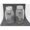 Image 3 : 2 QUART JAR 2 PC (IMPROVED GEM) *CLEAR, NO MARKINGS