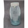Image 4 : 2 QUART JAR (CROWN BLUE) *W/ORIGINAL TOP*