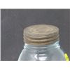Image 4 : 2 QUART JAR (DIAMOND) *COLORED, IMPERFECTIONS* W/TOP, WIRE