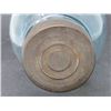 Image 5 : 2 QUART JAR (DIAMOND) *COLORED, IMPERFECTIONS* W/TOP, WIRE