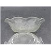 Image 3 : CLEAR GLASS WARE (PLATE, 6 FRUIT NAPPIES) *4 ARE IRIS HERRINGTON*