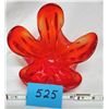 Image 1 : CANDY DISH (RED ART GLASS BLOWN)