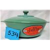 Image 4 : COVERED CASSEROLE (JADEITE FIRE KING 2000) (2 QT)