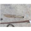 Image 2 : LOT OF CANT HOOKS, SPEAR, HEWING AXE, 2 KNIVES